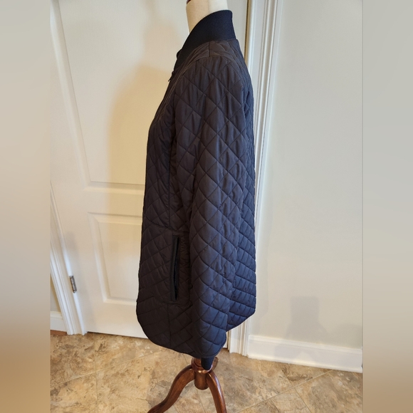 T by Talbots Black Car Coat NWT Small - Picture 2 of 5